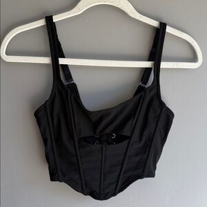 Edikted Black Corset Top